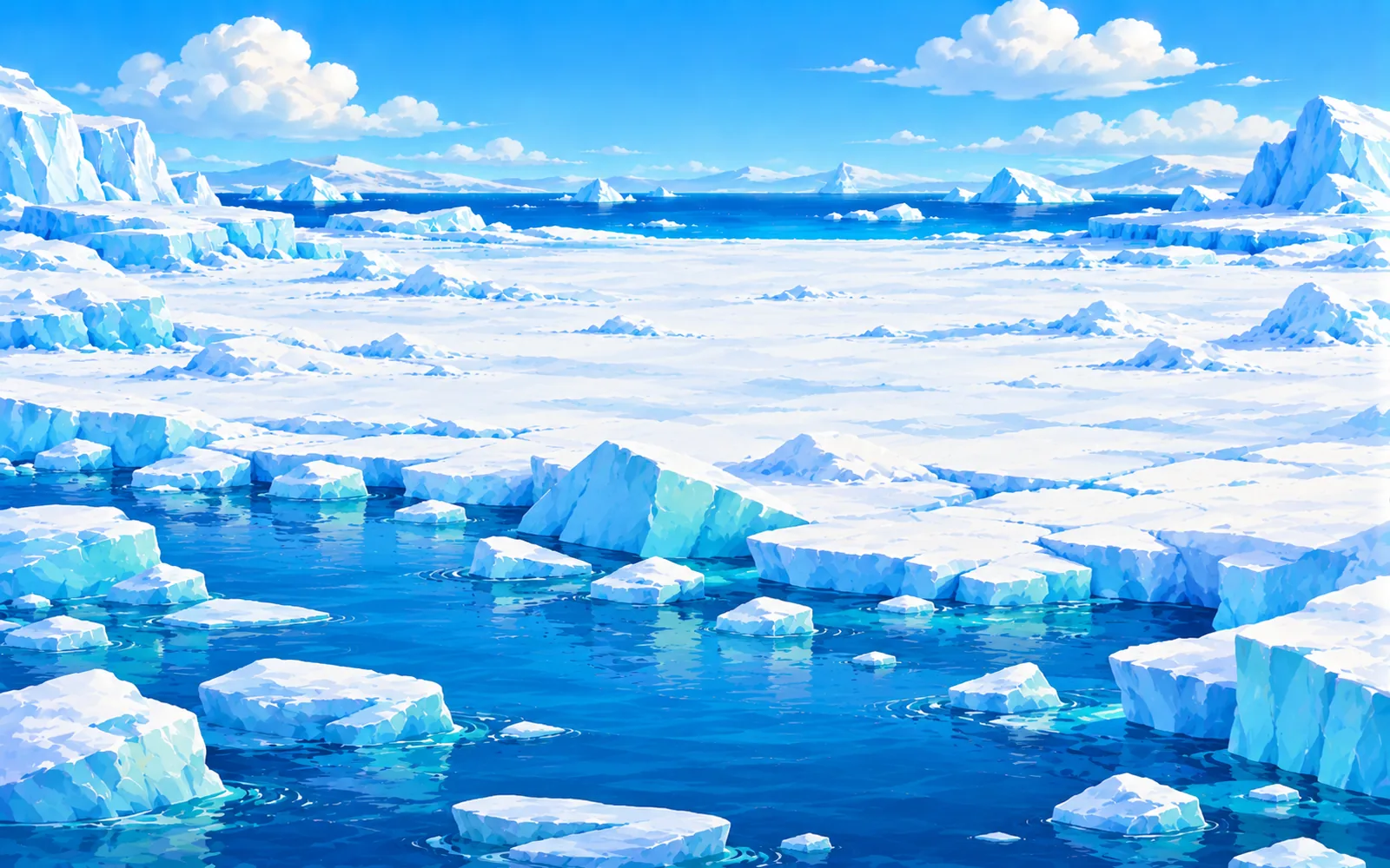 Le paysage : la banquise
